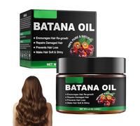 Batana Oil for Hair Growth, 100% Natural Raw Batana from Honduras, Organic Unrefined Formula to Prevent Hair Loss, Repair Split Ends & Thicken Hair for Men & Women（120g）