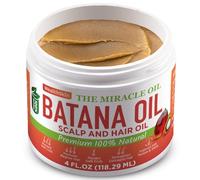 Batana Oil for Hair Growth - 100% Pure Oil from Honduras, Repairs Damage & Reduces Hair Loss, Use as Hair Mask or Scalp Treatment, 4 oz (118 ml)