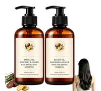 Batana Oil Hair Shampoo, Rosemary & Ginger Hair Thickening Shampoo (2pcs)
