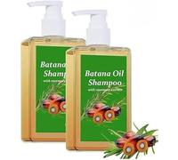 Batana Oil Shampoo Hair Growth, Rosemary Oil Shampoo - Organic Nourishing, Volumizing & Hair Growth Formula for Men & Women - Reduces Hair Loss, Regenerates & Softens (2pcs)