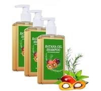 Batana Oil Shampoo Hair Growth, Rosemary Oil Shampoo - Organic Nourishing, Volumizing & Hair Growth Formula for Men & Women - Reduces Hair Loss, Regenerates & Softens (3pcs)