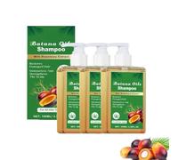 Batana Oil Shampoo, Rosemary Oil, Shampoo De Batana Para La Caida Del Cabello, Promotes Healthy Hair, Nourishes and Regenerates Hair-Soft and Fluffy for Men & Women,3pcs