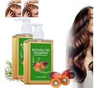 Batana Oil Shampoo,Shampoo De Batana Para La Caida Del Cabello,Batana Shampoo for Men & Women Thinning Hair or Hair Loss,Nourishes Hair (2 Pcs)