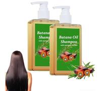 Batana Oil Shampoo,Shampoo De Batana Para La Caida Del Cabello,Batana Shampoos,Nourishes Hair,Soft and Smooth for Men & Women (2 Pcs)