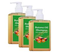 Batana Oil Shampoo,Shampoo De Batana Para La Caida Del Cabello,Rosemary Oil Batana Shampoos with Rosemary Extract,Natural Hair Loss Shampoos with Biotin, Nourishing & Regenerating (3pcs)