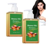 Batana Oil Shampoo with Rosemary Extract for Hair Growth & Repair, Anti Hair Loss Shampoo for Women & Men, Nourishing & Strengthening Scalp Cleanser, Fuller Thicker Softer Hair, 100ml (2pcs)
