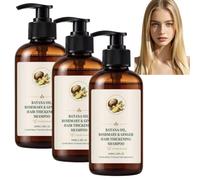 Batana Oil Thickening Shampoo with Rosemary&Ginger - Thinning Hair&Shedding Volumizing & Strengthening Hair Growth Shampoo- Herbal Fine Thin Haar Nourishing Scalp Care Shampooing&Conditioner (3pcs)
