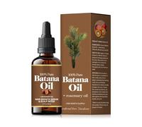 Batana Oil with Rosemary for Hair Growth, 100% Organic Batana Oil from Honduras with Rosemary, Reduce Hair Loss, Strong & Healthy Hair, Nourish Scalp, for All Hair Types, 30 ml