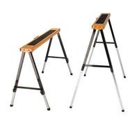 Batavia Adjustable Work Trestle With Telescopic Legs For Safe Sawing Projects