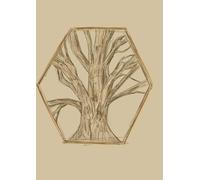 Batayoss - Cuaderno A5 Cuadriculado con Diseño de Árbol | Libreta de Tapa Blanda para Notas, Bullet Journal y Organización: Con decoraciones en el interior