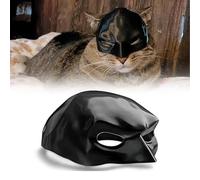 Batcat Mask,Halloween Black Catbat Mask for Cats,Funny Halloween Costumes Accessories,Bat Cat Cosplay for Halloween or Everyday Fun （1PCS-4.3in）