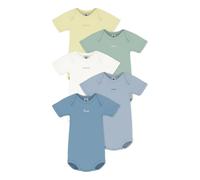 Batch 5 Bodies Semainier Organic Cotton Blue 3 months