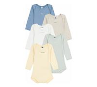 Batch 5 Bodies Semainier Organic Cotton Yellow 3 months