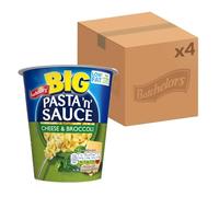 Batchelors Big Pasta 'n' Sauce Cheese & Broccoli Ready Meal Pot, 85 g (Pack of 4)