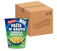 Batchelors Big Pasta 'n' Sauce Cheese & Broccoli Ready Meal Pot, 85 g (Pack of 6)