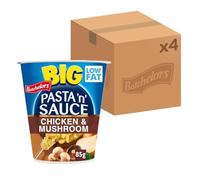 Batchelors Big Pasta 'n' Sauce Chicken & Mushrooms Ready Meal Pot, 85 g (Pack of 4)