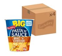Batchelors Big Pasta 'n' Sauce Mac & Cheese Ready Meal Pot, 85 g (Pack of 4)