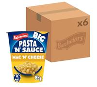 Batchelors Big Pasta 'n' Sauce Mac & Cheese Ready Meal Pot, 85 g (Pack of 6)