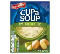 Batchelors Cup a Soup Creamy Potato & Leek Instant Soup, 4 Sachets Per 107 g (Pack of 1)