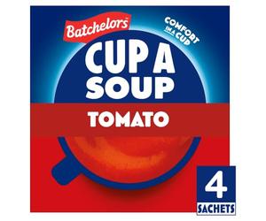 Batchelors Cup a Soup Tomato Instant Soup, 4 Sachets Per 93 g (Pack of 1)