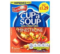 Batchelors Cup a Soup with Croutons Minestrone PMP 4 Pack 94g (Pack of 9 x 94g)