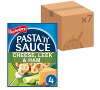 Batchelors Pasta 'n' Sauce Cheese, Leek & Ham Pasta Ready Meal, 99 g Packet (Pack of 7)