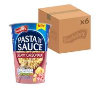Batchelors Pasta 'n' Sauce Creamy Carbonara Ready Meal Pot, 65 g (Pack of 6)