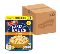 Batchelors Pasta 'n' Sauce Microwave Ready Meals in Just 90 Seconds - Cheesy, 200 g (Pack of 6)