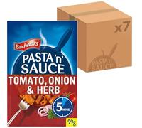Batchelors Pasta 'n' Sauce Tomato, Onion & Herb Pasta Ready Meal, 99 g Packet (Pack of 7)
