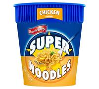 Batchelors Super Noodles Chicken Flavour, Instant Snack Ready in 4 Minutes, 75 g Pot (Pack Of 8)