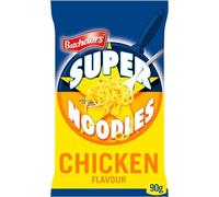 Batchelors Super Noodles, Chicken Flavour Instant Snack Ready in 4 Minutes, 90 g Packet (Pack of 1)