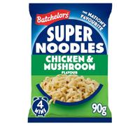 Batchelors Super Noodles Chicken & Mushroom Flavour, 90 g (1-Pack)