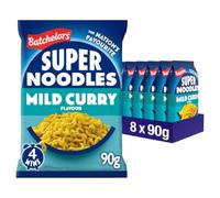 Batchelors Super Noodles Curry Flavour, 90 g (8-Pack)