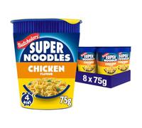 Batchelors Super Noodles Tasty Chicken Flavour, 75 g Pot (8-Pack)