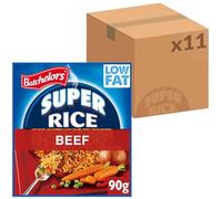 Batchelors Super Rice Beef Flavour Packet Ready Meal, 90 g (Pack of 11)