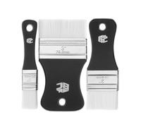 Bates- Flat Paddle Paint Brush Set, 3 Pack, Nylon Bristles Painting Brushes, Ergonomic Handle