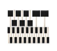 Bates- Foam Paint Brushes, 1", 2" & 3", 26 Pack, Multi-Surface, Including Sponge Brushes for Painting & Staining