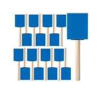 Bates- Foam Paint Brushes, 2", 16 Pack, Blue Sponge Brushes for Painting, Staining