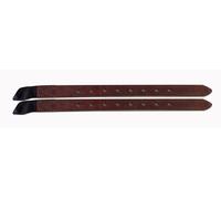 Bates Leather Quick Change Girth Points Straps Bates Saddles Black/Brown 9"-26"