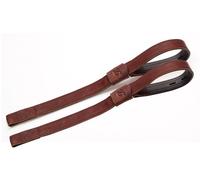 Bates Leather Webbers Single Strap Non Stretch Stirrup Leathers Brown/Black/Hava