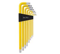 Bates- Long Triple Square Key Set, 8 Pack, Yellow