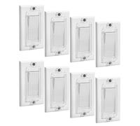 Bates- Magnetic Light Switch Guard, 2 Pack, Clear,