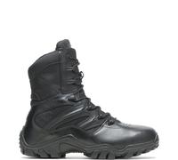 Bates Men's Delta Side Zip 8 Inch Uniform Boot, Black, 12 M US