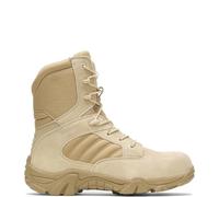 Bates Men's Gx-8 Composite Toe Side Zip Work Boot, Desert, 13 X-Wide