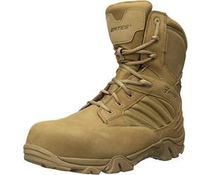 Bates Men's GX-8 Waterproof Composite Toe Side Zip Military and Tactical Boot, Coyote, 11.0 M US