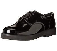 Bates Mens Uniform Oxford HI Gloss-M High Gloss Duty Oxford Black Size: Wide