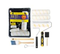 Bates Paint Roller - Paint Brush, Paint Tray, Roller Paint Brush, 11 Piece Home Painting Supplies, Foam Brush, House Painting Tray, Painting Tools, Roller and Paint Brushes, Interior Paint Brushes