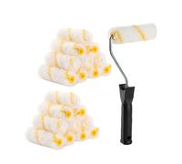 Bates- Paint Rollers, 4 inch Paint Roller with 10 Covers, Small Paint Roller, Paint Rollers for Painting Walls, Mini Rollers for Painting, Paint Roller Small, Paint Roller Frame, Wall Painting Tool
