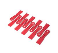 Bates- Plastic Putty Knife Set, 1.5 Inch, 10 Pack, Red, Plastic Paint Scraper, Spackle Tool, Putty Scraper