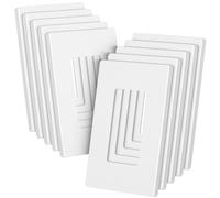 Bates- Screwless Decorator Wall Plates, Switch Plate Covers,
